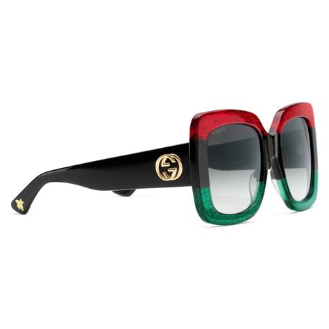 gucci occhiali da sole donna liner|occhiali da sole quadrati.